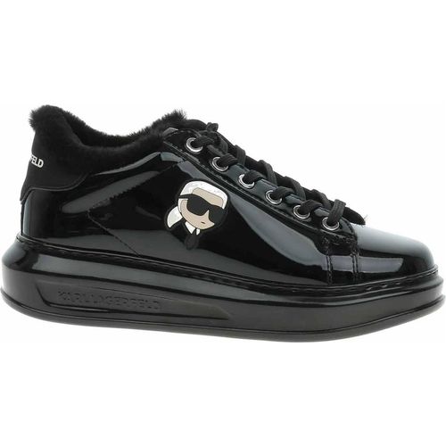 Karl Lagerfeld Kapri NFT Shine In Black Patent For Women – 7 UK - 40 EU - 9 US / Black Patent
