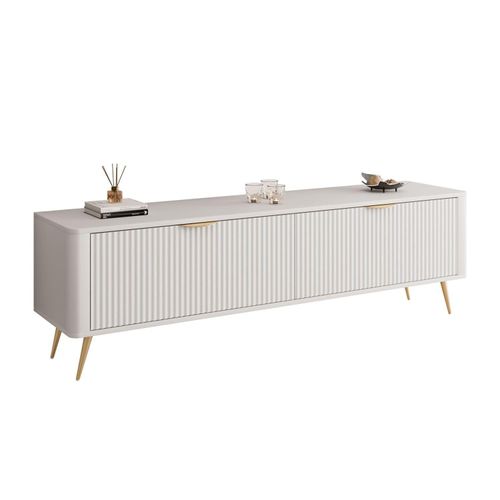 TV-UNIT SCARLETT 2D 163 CM BEIGE + GOLD