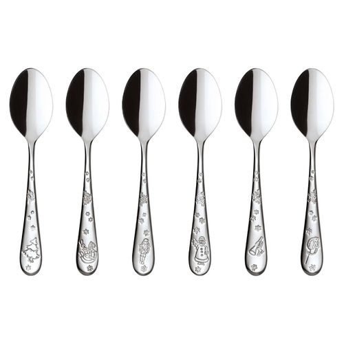 Esslöffel VILLEROY & BOCH "Kaffeelöffel Toy's Delight 6er Set edelstahl", silber (edelstahl), B:15cm L:20cm, Esslöffel, Spülmaschinenfest