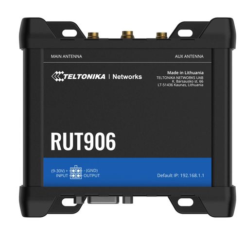 TELTONIKA Mobiler Router "· Router· RUT906· LTE Modem Router/WLAN - Router - WLAN", schwarz, B:17,5cm H:6cm T:35,5cm, Router