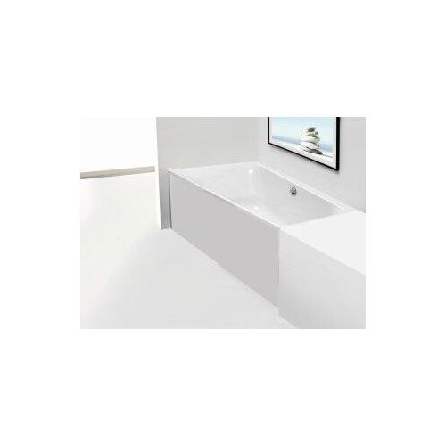 Hoesch Santee Glasverkleidung Nischenvariante für Badewanne (6652) weiß - 47191.550