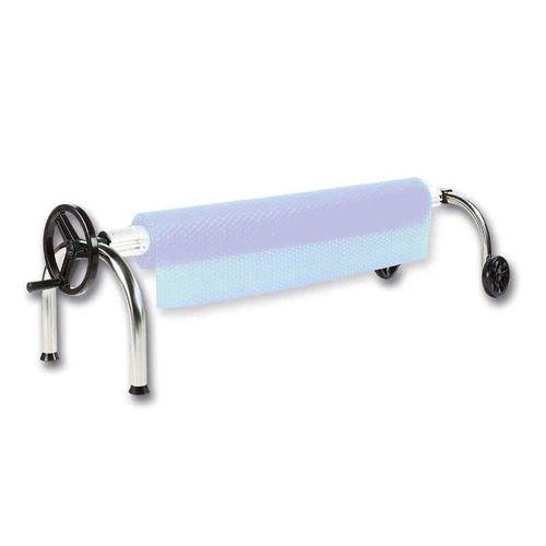 Mobiler Folienhalter für Solarpoolfolien