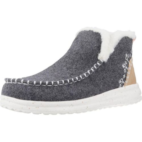 HEY DUDE DENNY FAUX SHEARLING Grau