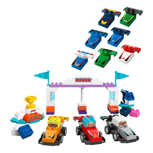 LEGO® F1® Team Rennautos mit Rennfahrern