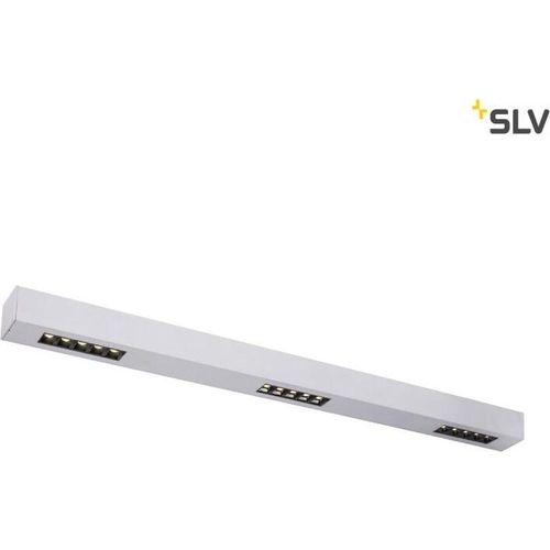 SLV Q-Line LED Deckenaufbauleuchte 1m Silber 4000K