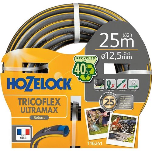 Hozelock 116255, 25 m, Grau, Gelb, Nur der Schlauch, PVC, 2,5 cm, -20 - 40 °C