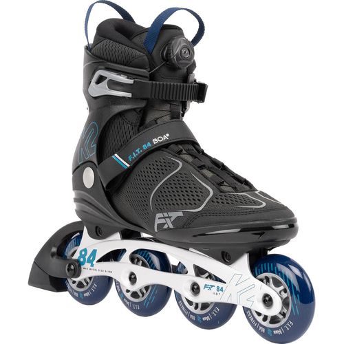 K2 Skates F.I.T. 84 BOA Inline Skates Herren grau - blau Größe EU: 36.5