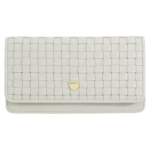Weiße Damen Brieftasche