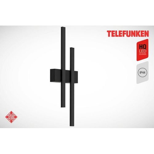 LED Außen-Wandleuchte TELEFUNKEN "GRAZ", schwarz, Leuchten, LED Außenwandleuchte
