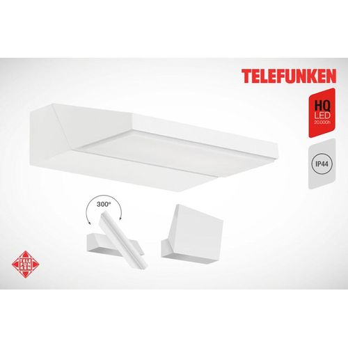 LED Außen-Wandleuchte TELEFUNKEN "BERGEN", weiß, Leuchten, LED Außenwandleuchte