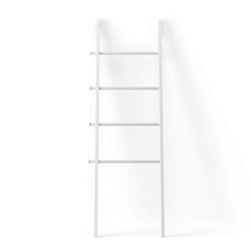 Umbra Garderobenständer, Weiß, Holz, Metall, Pappel, 51x152x4 cm, Garderobe, Garderobenständer