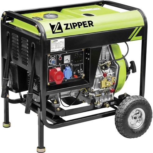 Zipper ZI-STE6700DH, 5700 W, 230 V, 12,5 l, Diesel, Elektronisch, 12 V