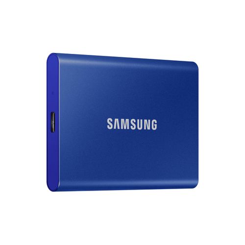 Samsung Portable SSD T7, 1 TB, USB Typ-C, 3.2 Gen 2 (3.1 Gen 2), 1050 MB/s, Passwortschutz, Blau