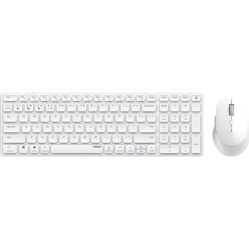 Rapoo 9700M Weiß Kabelloses Multimodus Deskset