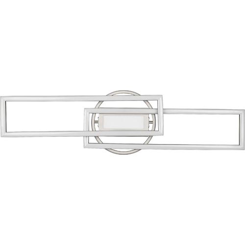Reality Leuchten LED Deckenleuchte Twister nickel