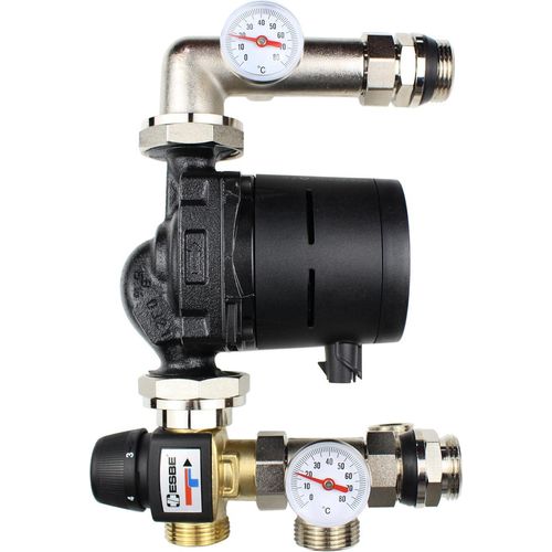 M058 Festwertregelset VTG 20-55°C mit Grundfos Alpha 2.2 25/6 Hocheffizienzpumpe