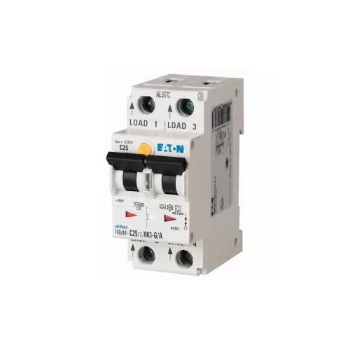 Eaton Elektronische FI/LS Kombination, 13 A, 30 mA, LS-Charakteristik: B, 2p, FI-Charakteristik: A 168199