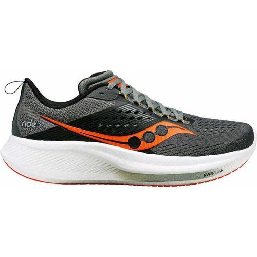 Saucony Ride 17 Mens Shadow/Pepper 42,5 Straßenlaufschuhe