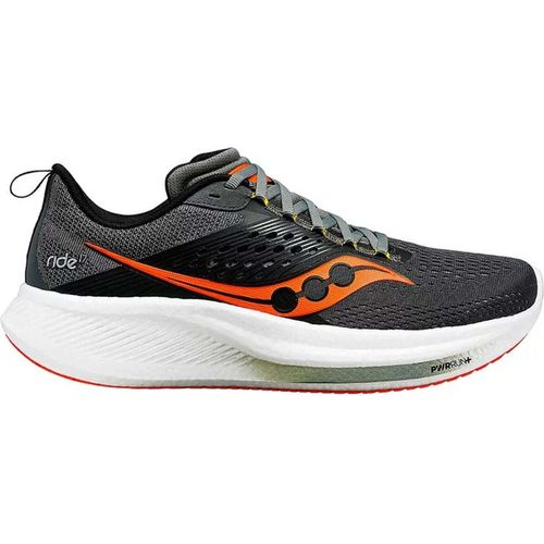Saucony Ride 17 Mens Shadow/Pepper 43 Straßenlaufschuhe