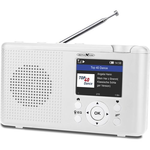 Reflexion TRA23i tragbares Radio DAB+/BT weiß