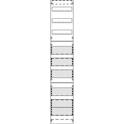 Striebel und John FV19A3R3 Verteilerfeld mit APZ3, zRfZ4 9RE 2CPX054201R9999