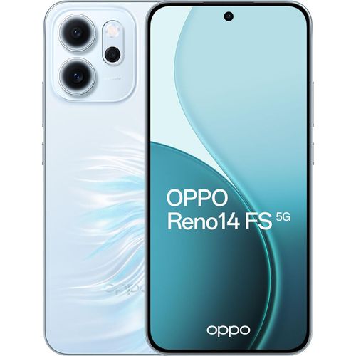 Oppo Reno 14FS 5G Smartphone Opal Blau 12GB RAM 512GB Interner Speicher