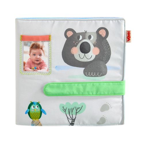 Fotoalbum HABA "Baby-Fotoalbum Waldfreunde", bunt, Fotoalben, KinderB:15cm L:15cm, Polyester, Polyvinylchlorid (PVC), B:15cm L:15cm