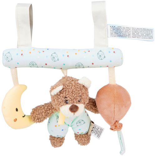 Greifspielzeug STERNTALER "Spielzeug Aufhänger Bär Bo", bunt, Greifspielzeug, KinderB:6cm H:19cm L:26cm, Flauschstoff, B:6cm H:19cm L:26cm