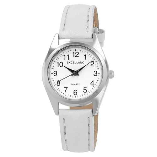 Quarzuhr LADY, weiß, Armbanduhren, Damen, Quarzuhr