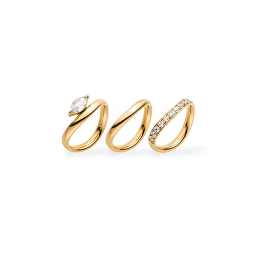 PURELEI Lumi Trio Ring Set