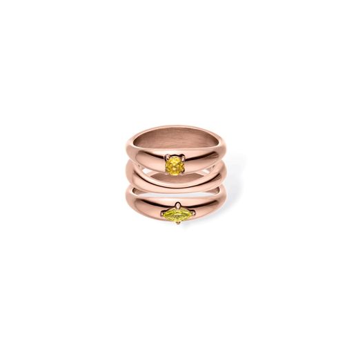 PURELEI Soft Curve Ring Set