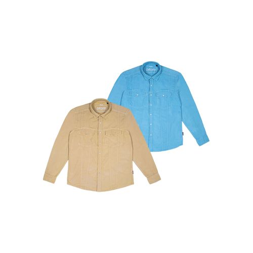 Checker Mannen Overhemd Dynasty Cord