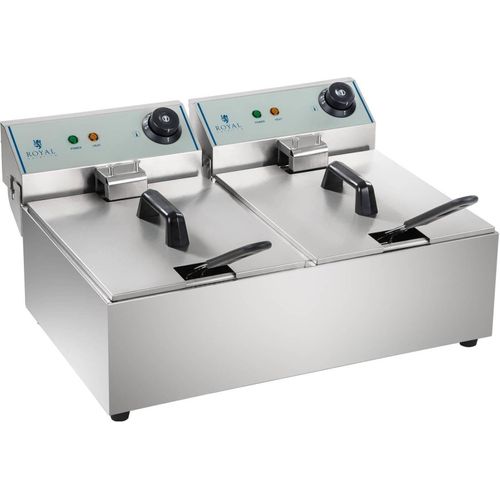 Elektrische Doppelfritteuse 2x5L