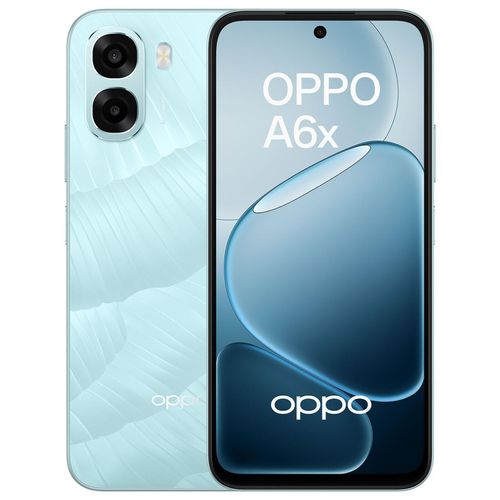 OPPO Smartphone A6X 4G 6,75 Zoll 128 GB 4 GB RAM Dual-SIM Icy Blue