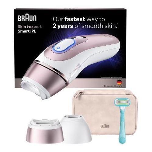Braun Skin i expert, Lichtimpulstechnologie (IPL), Roségold, Weiß, AC, 100 - 240 V, 50/60 Hz, 70 mm