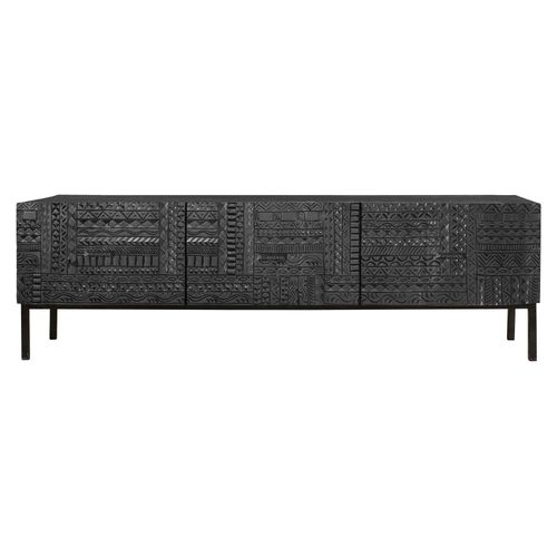 Jeroglificonförmiger TV-Möbel aus Mangoholz, 55 cm x 180 cm x 40 cm Giner y Colomer