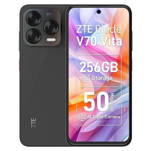 ZTE Blade V70 Vita Smartphone 6,7" 4G Dual-SIM 4 GB RAM 256 GB 50 MP 5000 mAh Grau