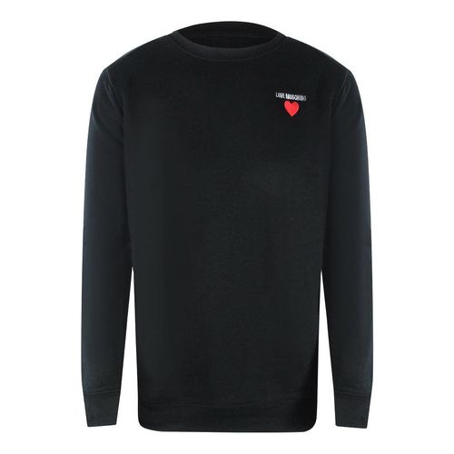 Love Moschino Trui Met Hartlogo In Zwart
