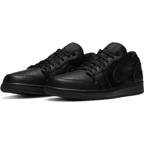 Nike AIR JORDAN 1 LOW SHOE BLACK/BLACK-BLACK BLACK/BLACK-BLACK 45
