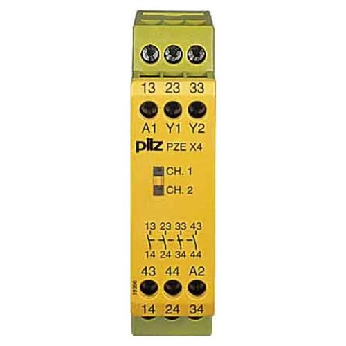 Pilz Kontakterweiterungsblock 24VDC 4n/o PZE X4, 774585