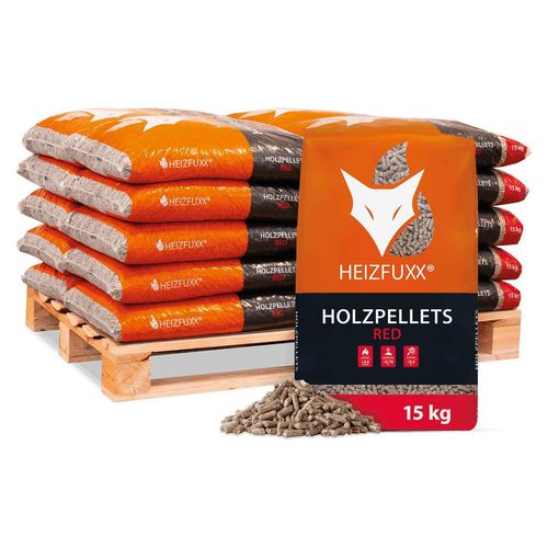 Heizfuxx Holzpellets Red 15kg x 20 Sack 300kg Palette