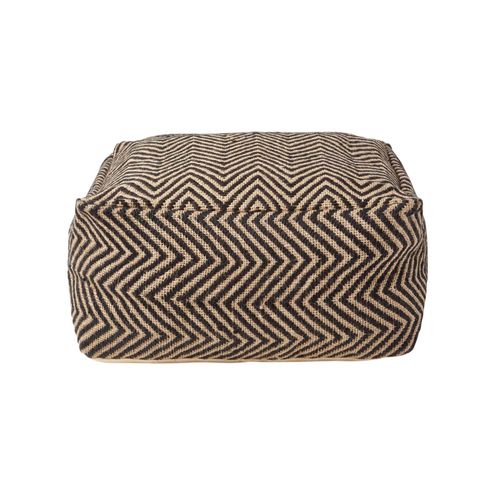 SITZPOUF Ethno Style mit Zickzack-Muster, 60/60/30 cm