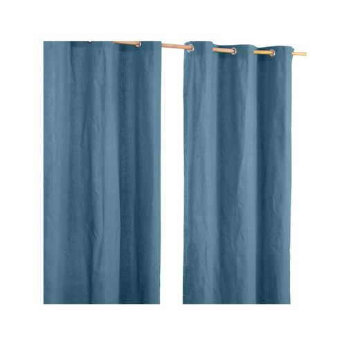 ÖSENVORHANG blickdicht 2er-Set, 137/182 cm