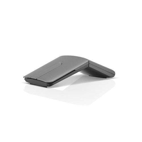 Lenovo Yoga Mouse with Laser Presenter - Maus/Fernbedienung - optisch - 4 Tasten - kabellos - 2.4 GHz, Bluetooth 5.0 - kabelloser Empfänger (USB) - Iron Gray