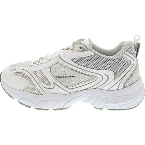 Calvin Klein Retro Tennis Mesh Sneaker Weiß in Gr. 37