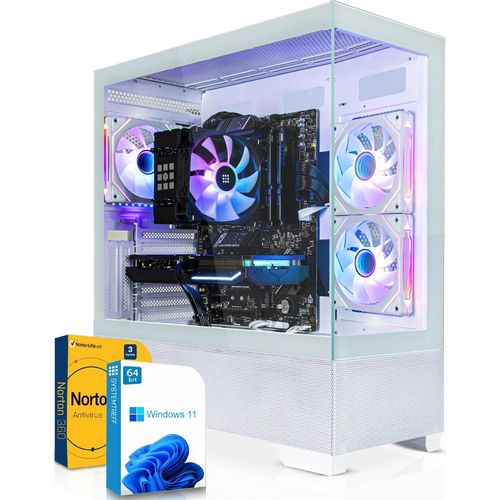 SYSTEMTREFF Gaming PC - Core i5-13600KF - AMD Radeon RX 9060 XT 8GB - 32GB DDR4 - 1TB NVMe - Windows 11 Pro - Desktop