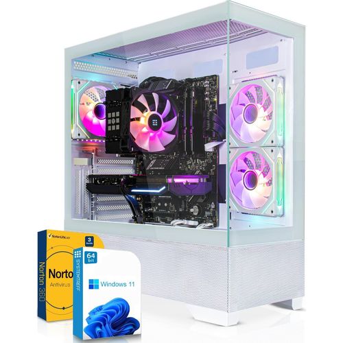 SYSTEMTREFF Gaming PC - Core i7-12700 - AMD Radeon RX 9060 XT 8GB - 16GB DDR5 - 1TB NVMe - Windows 11 Pro - Desktop
