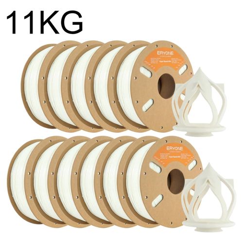 ASA Filament für 3D Drucker - 1,75 mm - High Speed Druck - UV- und wetterbeständig - Geringe Verformung - 11 kg Spule - Weiß
