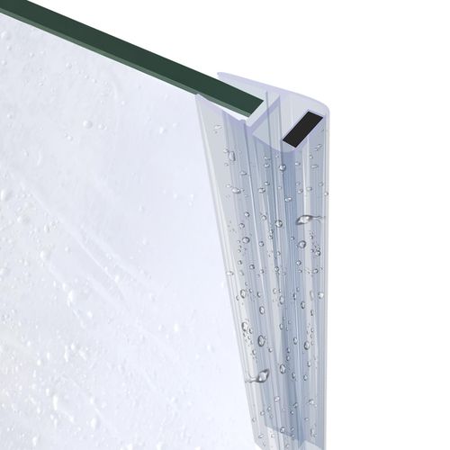 Magnetdichtung 10x 2 m für 6-7 mm Glas – Ersatzdichtung Duschtür Duschkabinendichtung PVC DM02