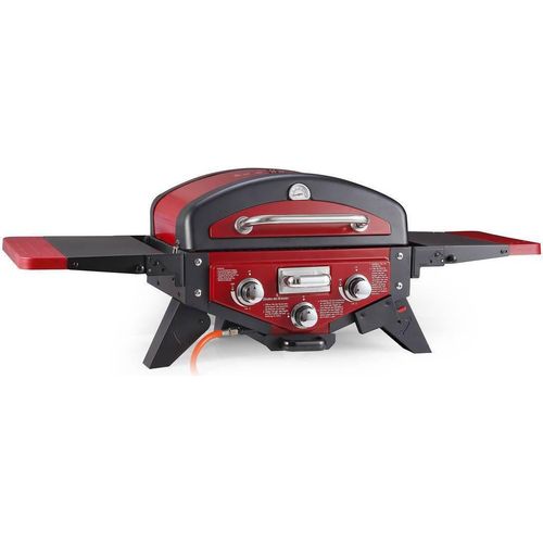 El Fuego® Gasgrill "Medison" rot, 2 Brenner, Tischgrill, BBQ, Grillen